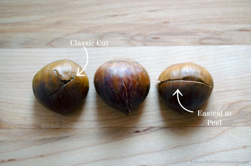 How to score chestnuts | InSearchOfYummyness