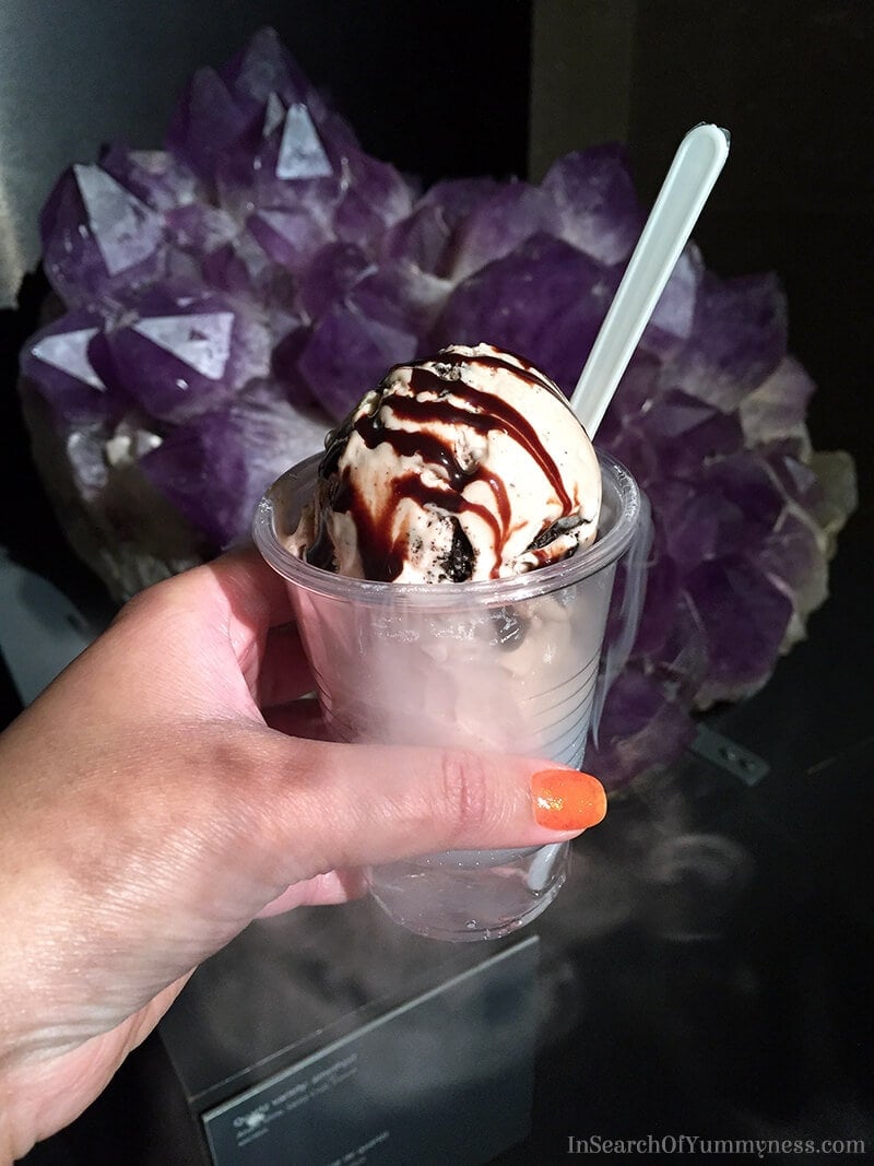 Milo flavoured ice cream from Ice Volcano at the Royal Ontario Museum | InSearchOfYummyness.com