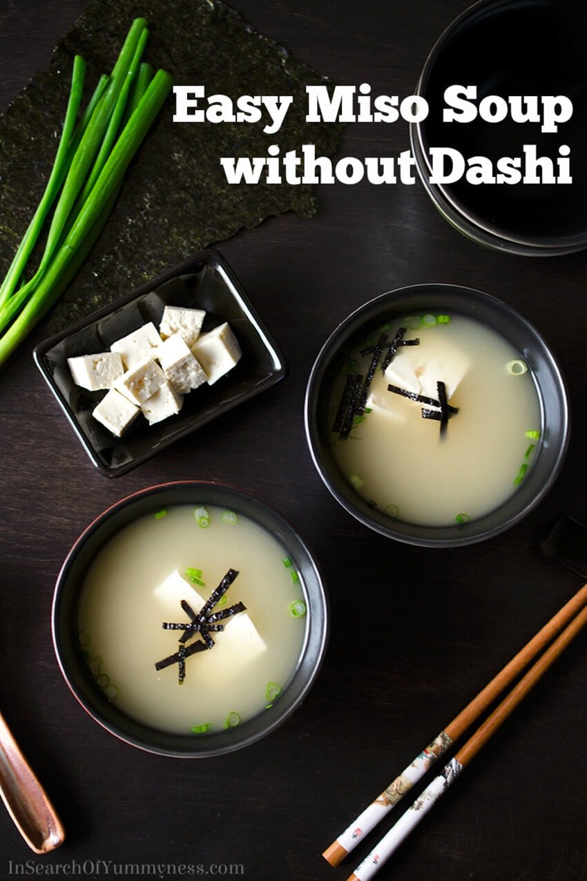 Miso soup without deals dashi