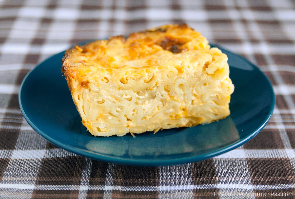 Caribbean Macaroni Pie Recipe (Kid-Friendly) - In Search Of Yummy-ness