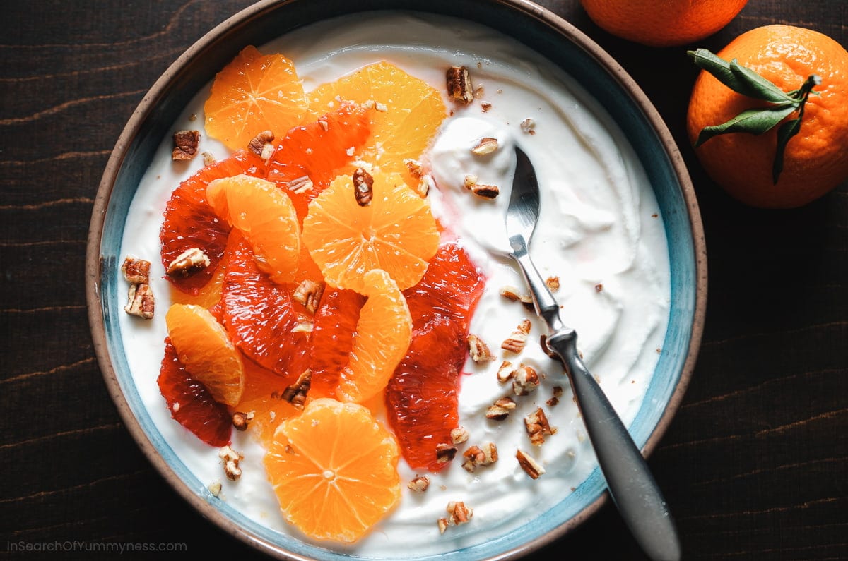 Greek Yogurt Bowl with Winter Citrus